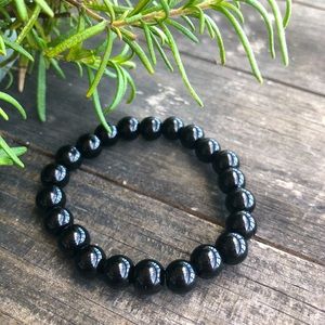 New Black Jasper Bead Bracelet 🖤